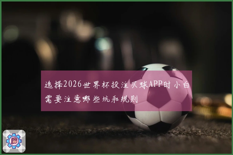 选择2026世界杯投注买球APP时小白需要注意哪些坑和规则